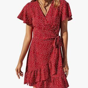 Naggoo Summer V-neck Dress Size M EUC